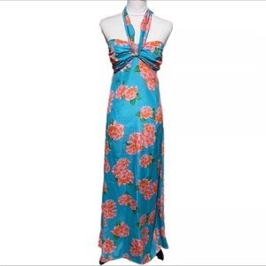 Band of Gypsies Floral Strapless Maxi Dress
